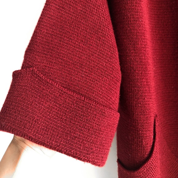 Long Italian Wool Blend Knit Sweater/Cardi/Coat - Picture 11 of 15